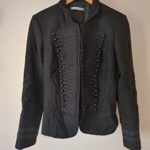 wool jacket with embroidery
